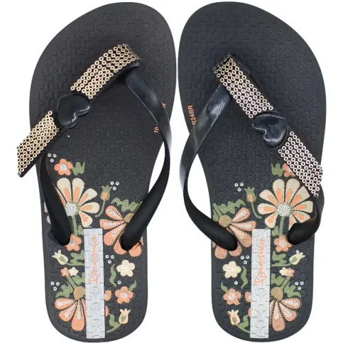Chinelo de Dedo Infantil Ipanema Belle Laço Flores Menina