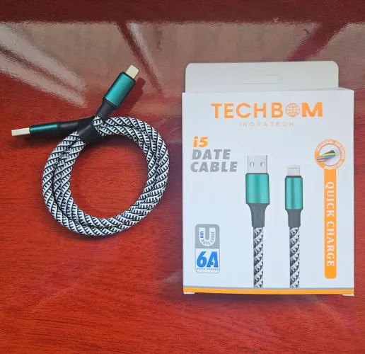 Cabo USB p/ iphone reforçado (Novo) 1 por 8,00 ou 2 por 15,00