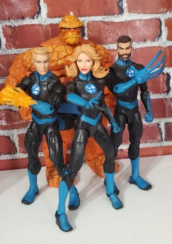 Fantastic Four (Quarteto Fantástico) Pack 4 Figuras - Marvel Legends - Sem peças BAF