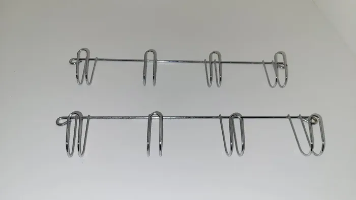 Ganchos para parede porta ou armário inox 