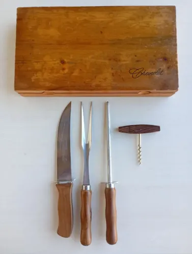 Kit de churrasco personalizado antigo 