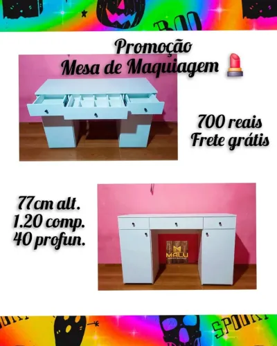 Mesa de maquiagem 