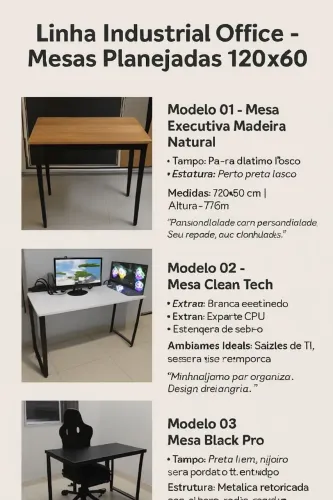 Mesas industrial frete grátis
