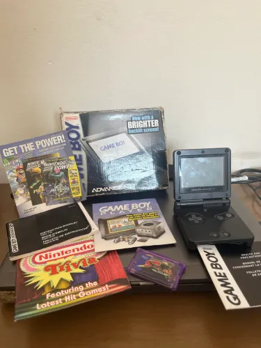 Game Boy Advance SP PRETO