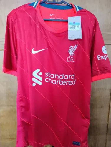 camisa home liverpool 21/22 nike original - tamanho m - nova na etiqueta