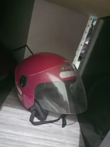 Capacete new liberty rosa
