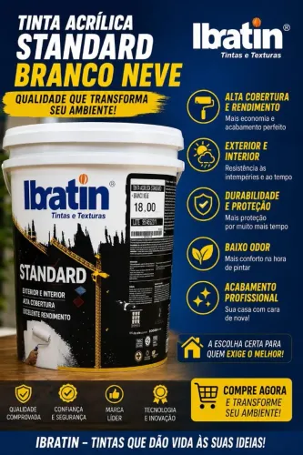 Tinta branca látex
