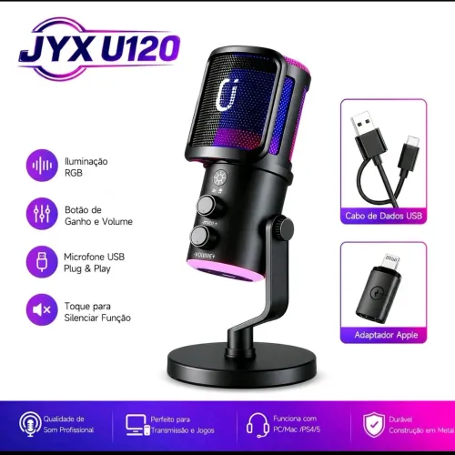Microfone condensador JYX U-120
