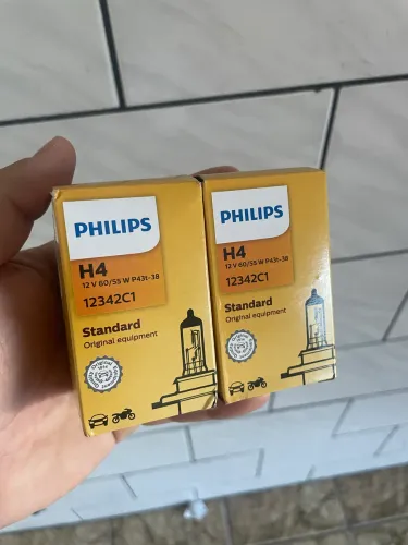 Par Lâmpadas Philips H4 12V 60/55W 12342C1 novas