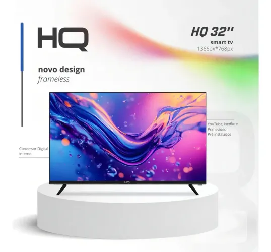 tv smart HQ 32 polegadas