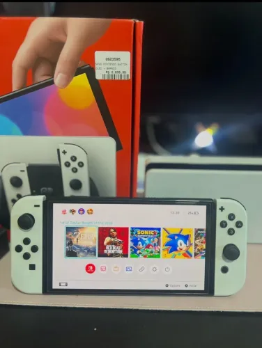 Nintendo Switch Oled 64gb + 256gb DESBLOQUEADO