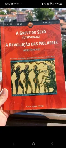 Livro A greve do sexo de Jorge zahar