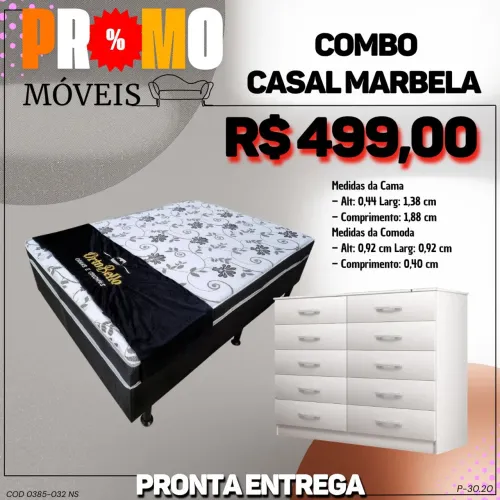 Cama box casal com cômoda - ENTREGA IMEDIATAAAAA 