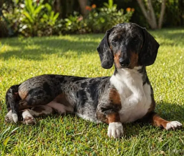 ? Dachshund (standard) Macho Merle Prata Arlequim - Excelente Padreador ?