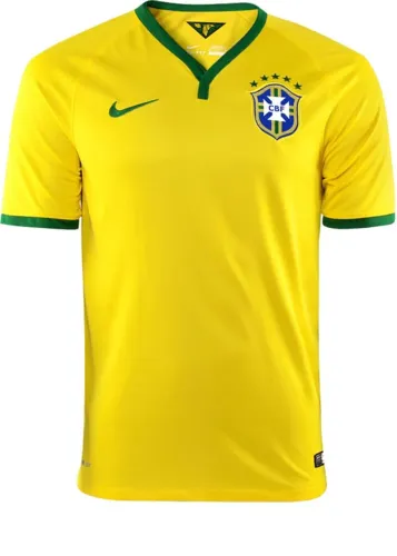 Camisa Nike Seleção Brasil I 2014 s/nº - Torcedor