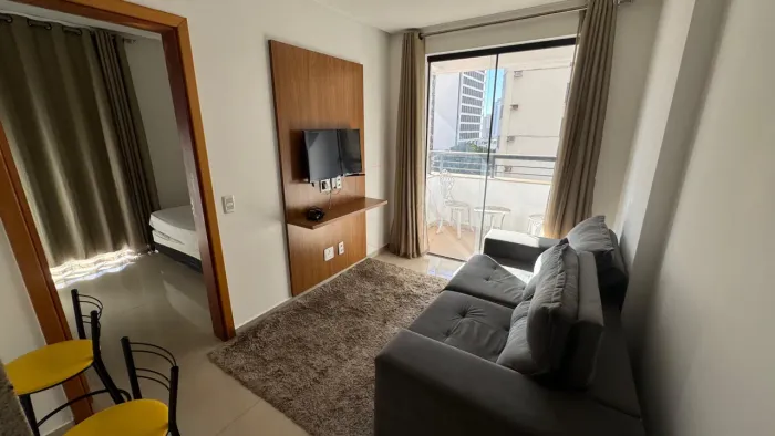 Flat Mobiliado para Alugar ao Lado do Flamboyant | Conforto e Praticidade no Alto da Glóri