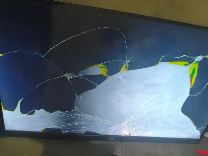 Roku Tv Aok 32 Tela Quebrada