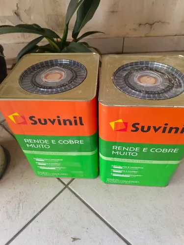 Tinta Suvinil pêssego 1 lata 18 L nova e lacrada