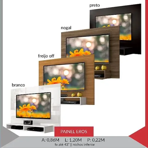 Painel Eros Tv até 43 polegadas 