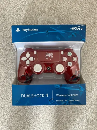 CONTROLE PS4 DUALSHOCK SPIDER MAN