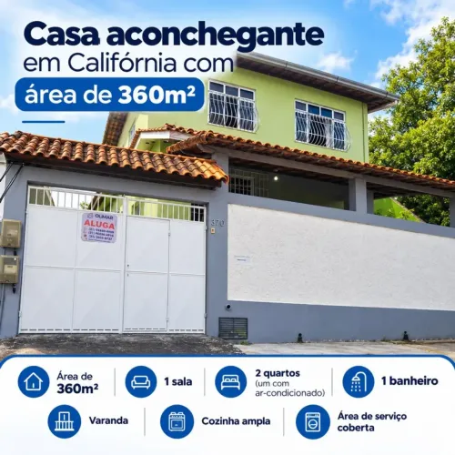 Imóvel para aluguel tem 54 metros quadrados com 2 quartos em Mutuá - São Gonçalo - RJ