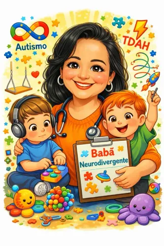 Babá para crianças neurodivergentes