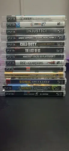Lote de 13 jogos para PS3