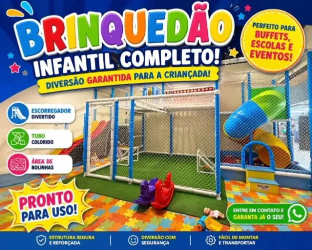 BRINQUEDÃO INFANTIL NOGUEIRA - IMPECÁVEL - PRONTO PRA USO