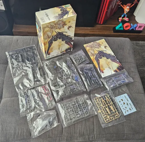 KOTOBUKIYA Ikaruga Hitekkai Ginkei Black 1/144 Plastic Model Kit