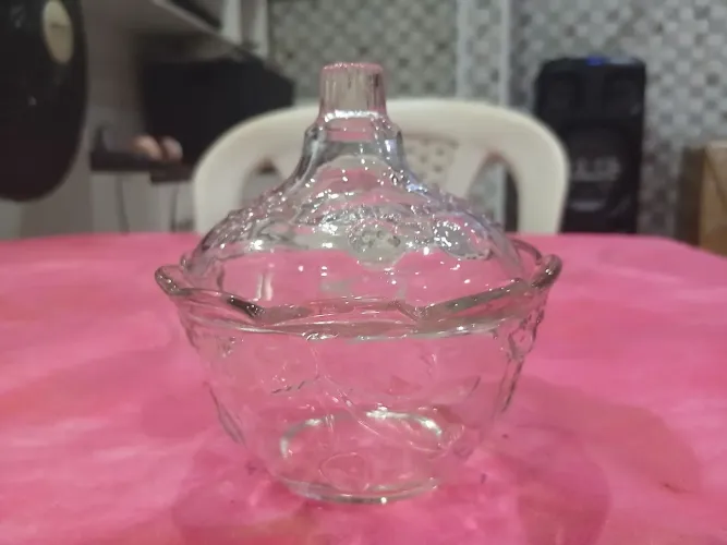 Manteigueira de cristal
