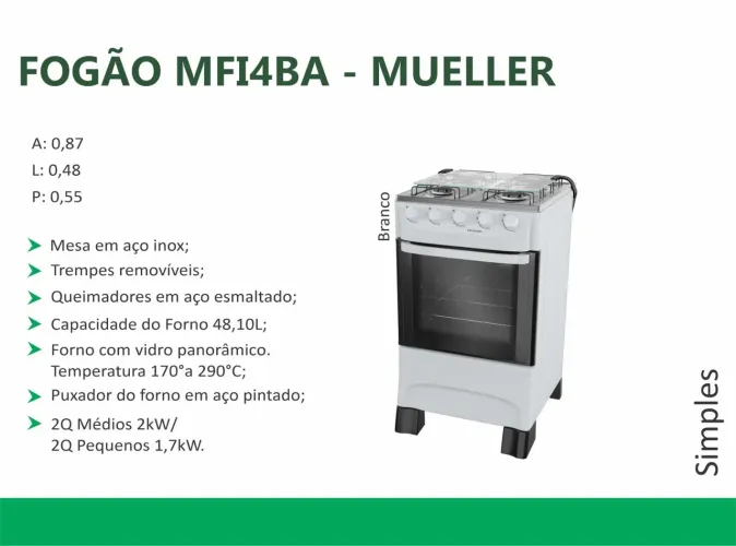 Fogão muller