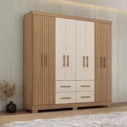 Guarda Roupa 8 Portas 4 Gavetas - (Entregamos)!