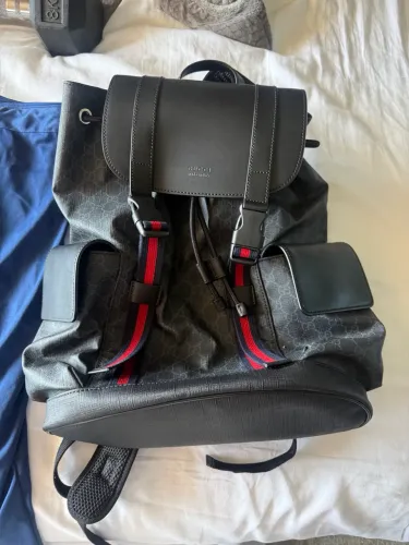Mochila Gucci GG Supreme Original - Pouquíssimo Uso