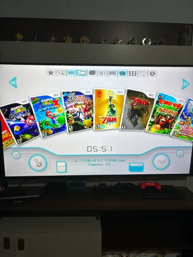 Nintendo Wii desbloqueado 64GB