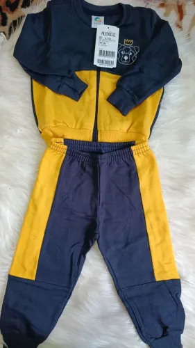 Conjunto moletom infantil inverno menino