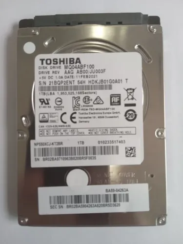 HD PARA NOTEBOOK TOSHIBA 1TB