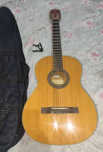 Violão Giannini GS-15N + capa + capotraste