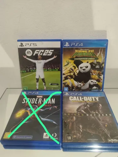 Jogos De PS4/PS5 (valor unitário)