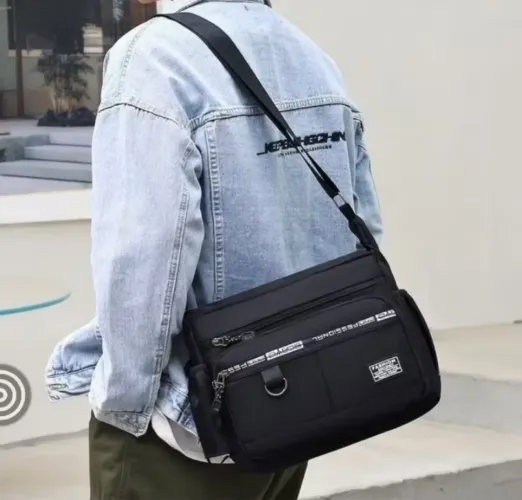 Bolsa Casual Transversal Masculina Trabalho