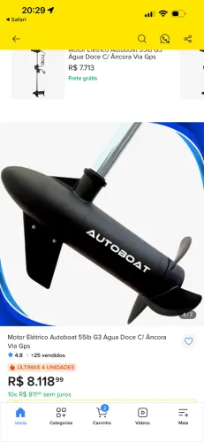 Motor Elétrico Autoboat