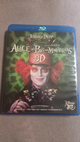 Blu ray aluci no pais das maravilhas 3d