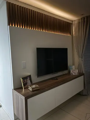 Rack com painel 