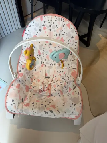 Fisher Price Cadeirinha Descanso Relaxante Rosa