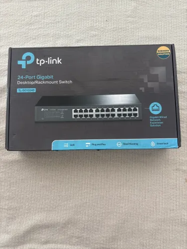 Switch TP-Link TL-SG1024D 24 Portas Gigabit - na Caixa