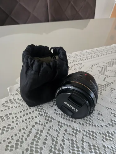 Lente Canon 50 mm ultrasonic 1:1.4