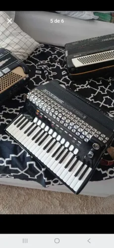 Acordeon 120 baixo hohner alemão muito novo