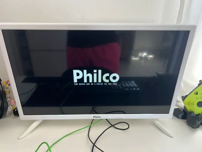 Monitor PC/TV Philco branco