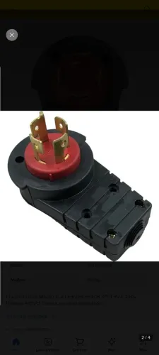 Vendo plug macho com travas
