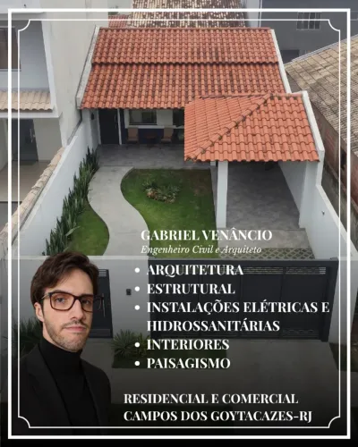 Projetos de Arquitetura, Engenharia Civil, interiores e paisagismo