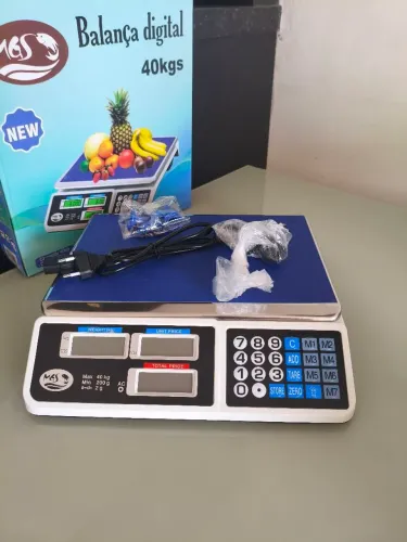 Precisão que Você Precisa! ?*<br>- Balança digital 40 kg eletrônica